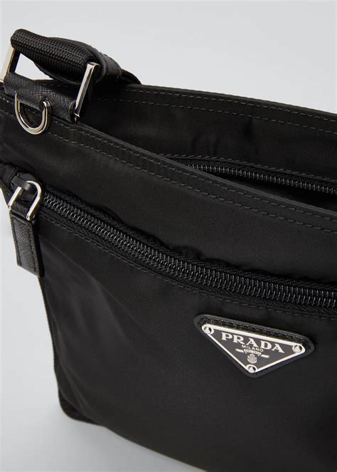 prada small nylon crossbody bag black nero|prada crossbody bag for women.